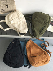 Foufurieux Women Shoulder Messenger Bag Canvas Crossbody Female Bag