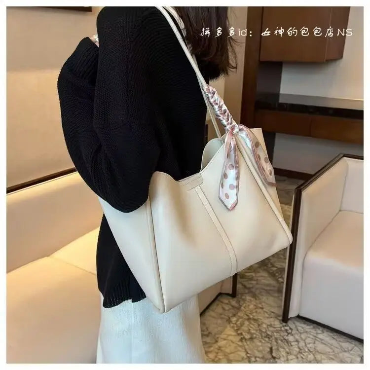 Foufurieux Famous Ribbon PU Leather Women Handbag Sweet One Shoulder Bag