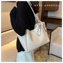 Foufurieux Famous Ribbon PU Leather Women Handbag Sweet One Shoulder Bag
