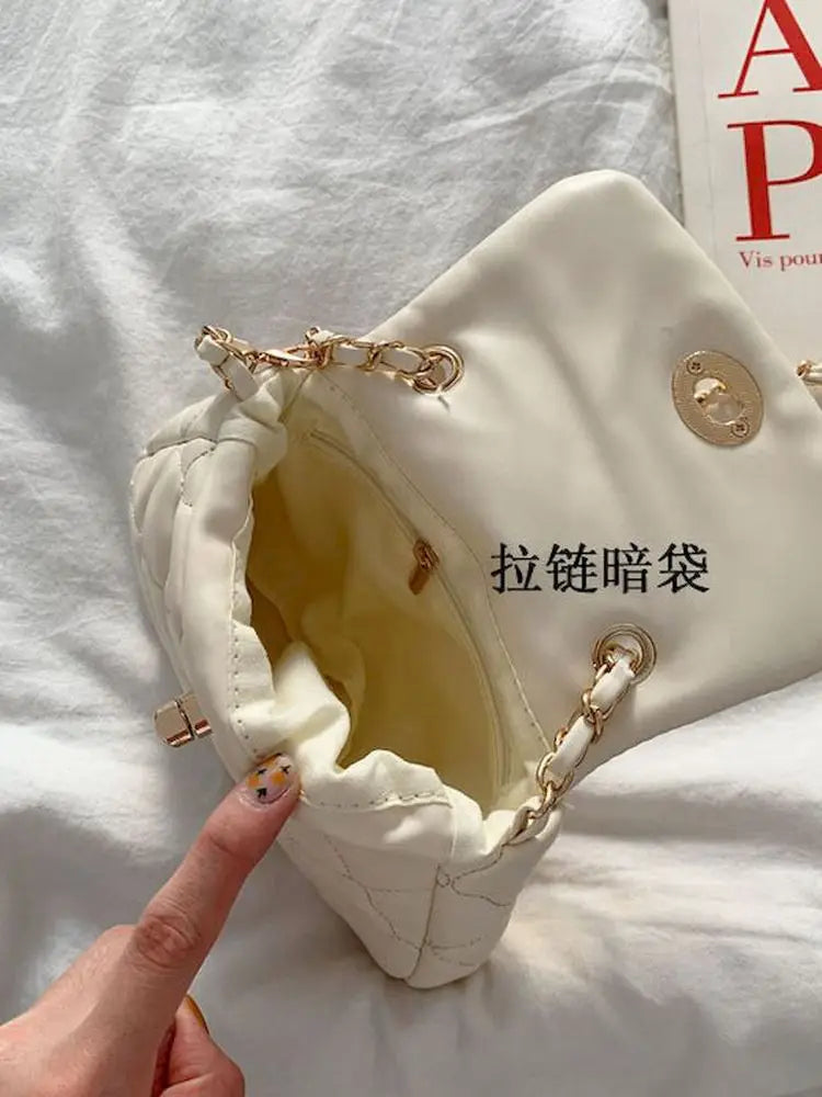 Foufurieux Lamb Wool Bag Women's Crossbody Fanny Pack