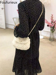 Foufurieux Lamb Wool Bag Women's Crossbody Fanny Pack