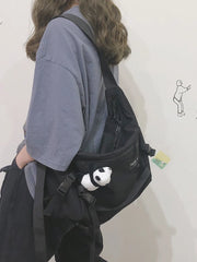Women Messenger Bags Lovely Multifunctional Canvas Shoulder Bag