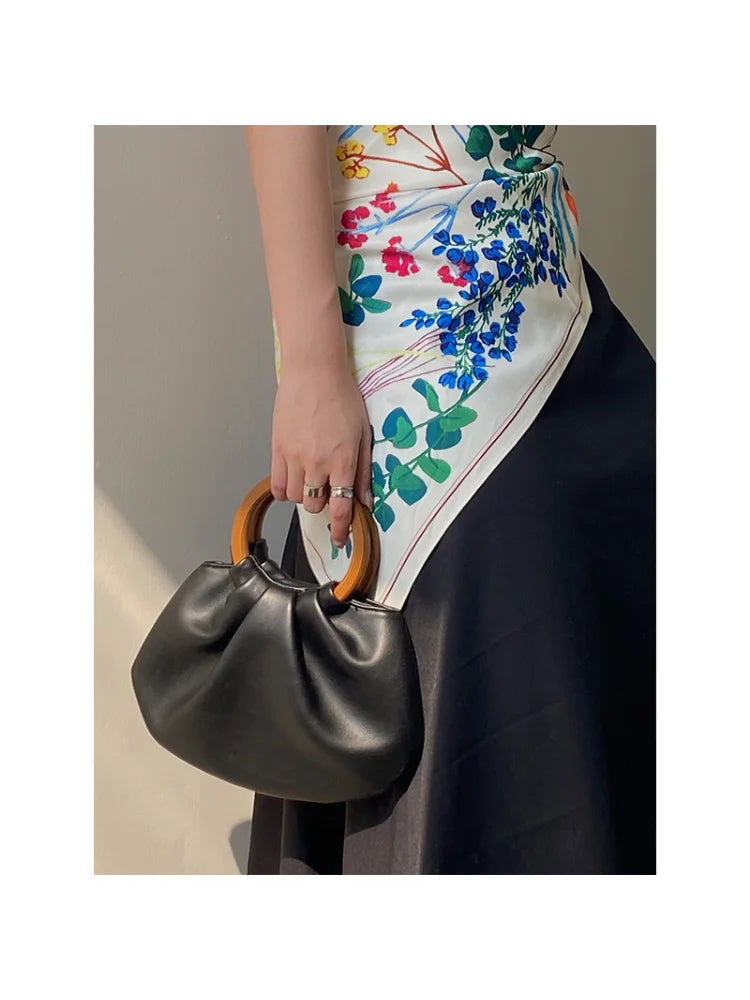 Foufurieux Buckle Shoulder Bag PU Leather Handbags