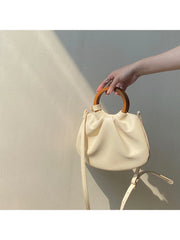 Foufurieux Buckle Shoulder Bag PU Leather Handbags