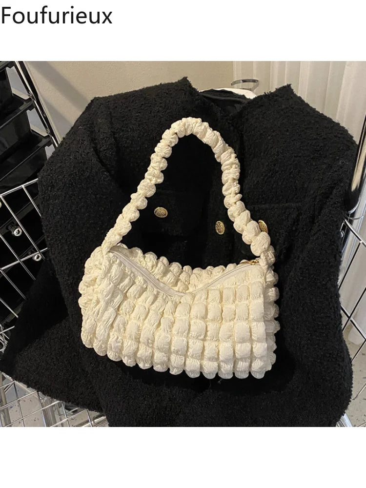 Quilted Shoulder Bags Nylon Tote Bag Waist Packs