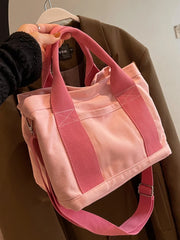 Foufurieux Canvas Bag Handbags High Capacity Light Wild NewFor Womenimalism Vers