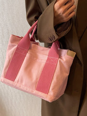 Foufurieux Canvas Bag Handbags High Capacity Light Wild NewFor Womenimalism Vers