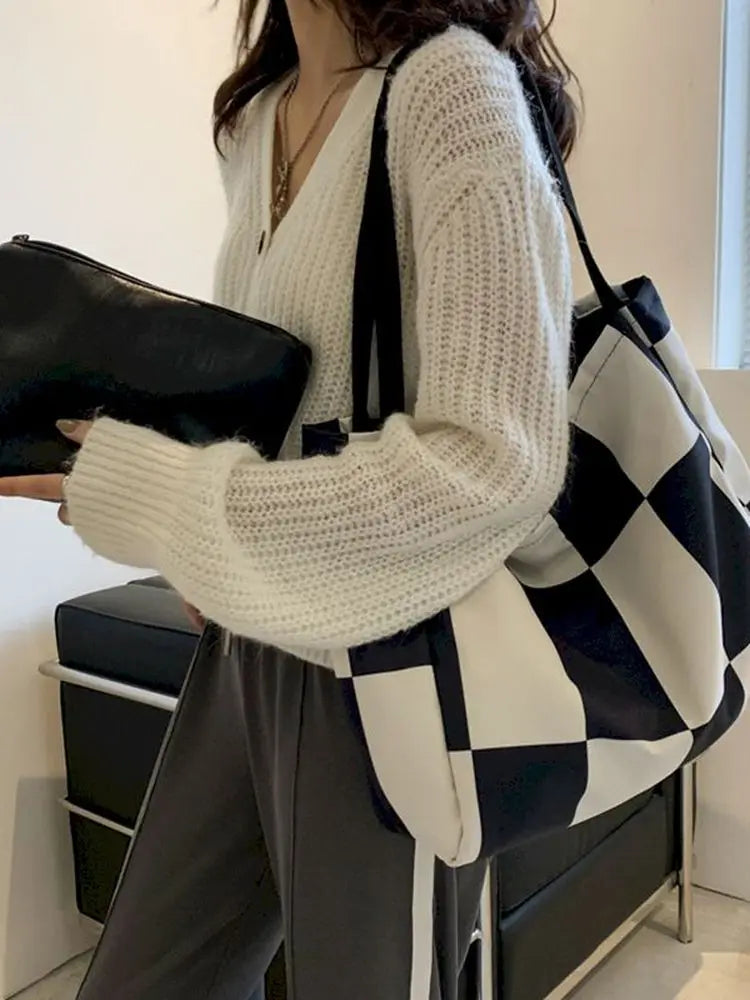 Foufurieux Shoulder Bag Large Capacity Women Handbag