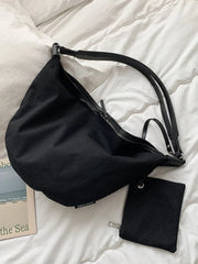 Foufurieux Canvas Shoulder Bag Women Large Capacity Crossbody Messenger Handbag