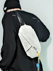 Foufurieux Chest Bag Men Small Bag Crossbody Sports Satchel