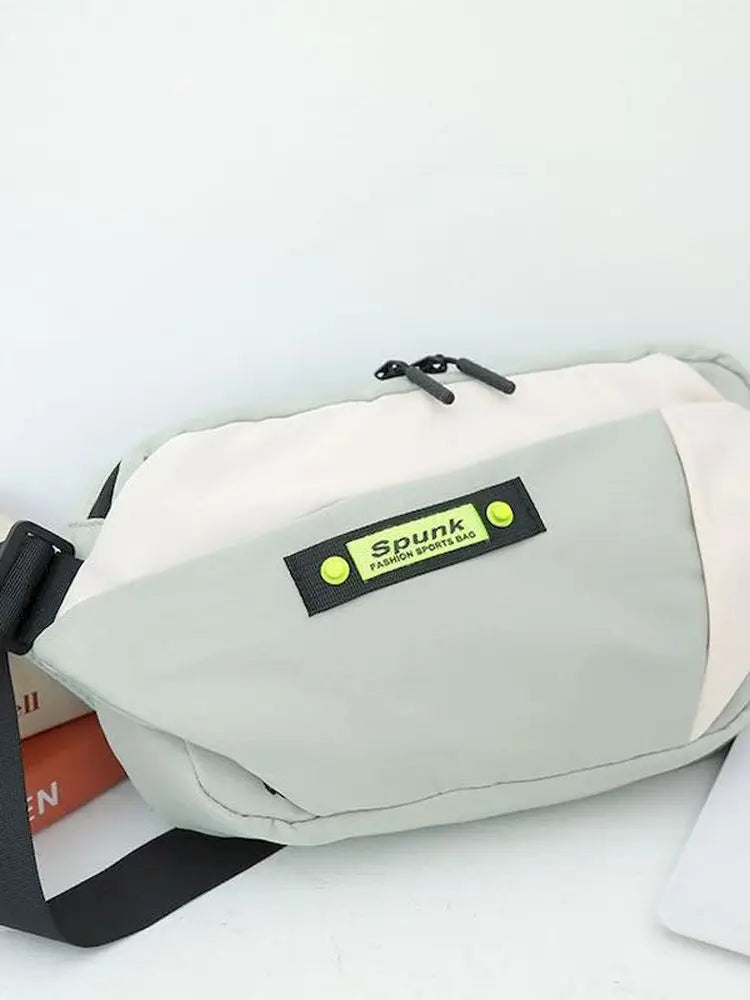 Foufurieux Chest Bag Men Functional Satchel Messenger Bag