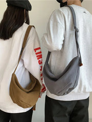 Canvas Cross Body Bag Men's Shoulder Bag Women's Backpack