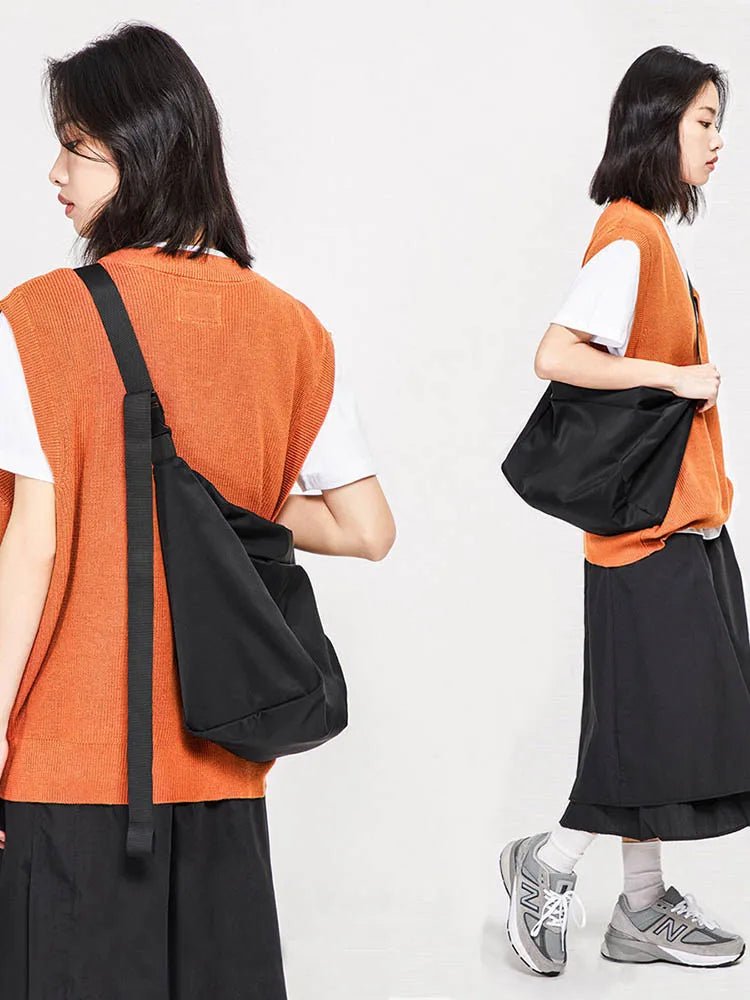 Foufurieux Crossbody Bag Backpack Casual Versatile Nylon Shoulder Bag