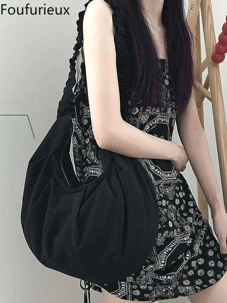 Foufurieux Crossbody Bag Women Casual Tote Lady Shoulder Bag