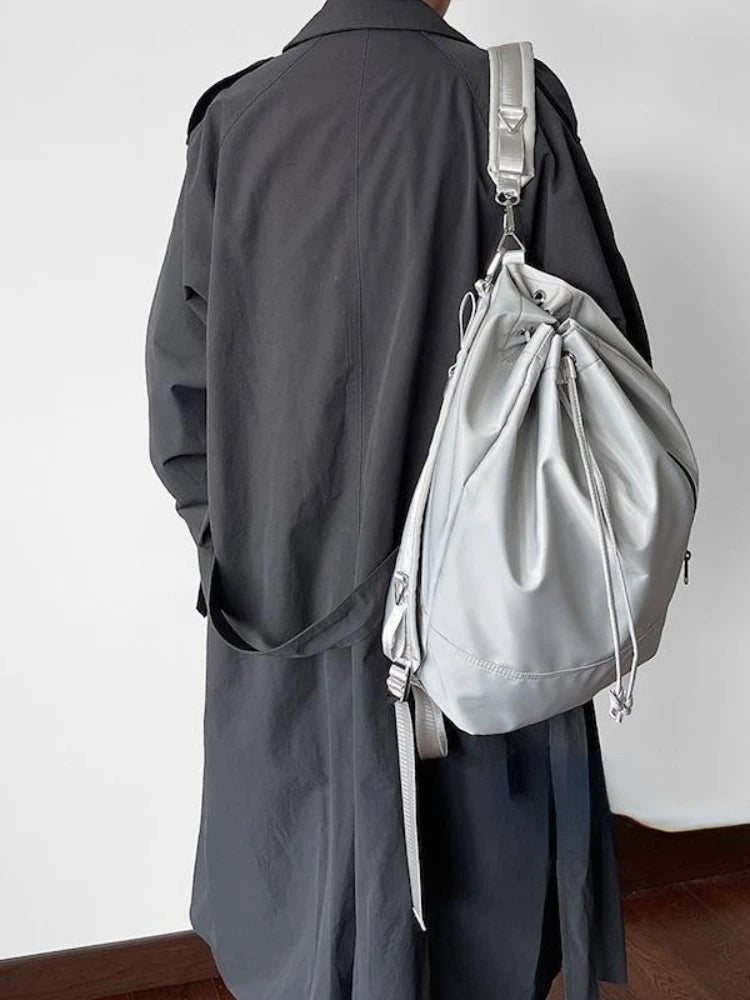 Foufurieux Waterproof Gym Backpack Drawstring Sports Bag