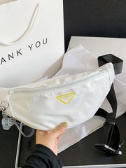 Foufurieux Women Waist Pack Clear Jelly Chest Bag Waterproof Outdoor Purse