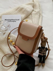Foufurieux Leather Bags for Women Retro Crossbody Handbag