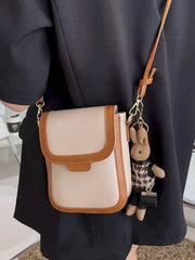 Foufurieux Leather Bags for Women Retro Crossbody Handbag