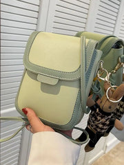 Foufurieux Leather Bags for Women Retro Crossbody Handbag