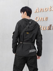 Foufurieux High Nylon Chest Pack Crossbody Bag