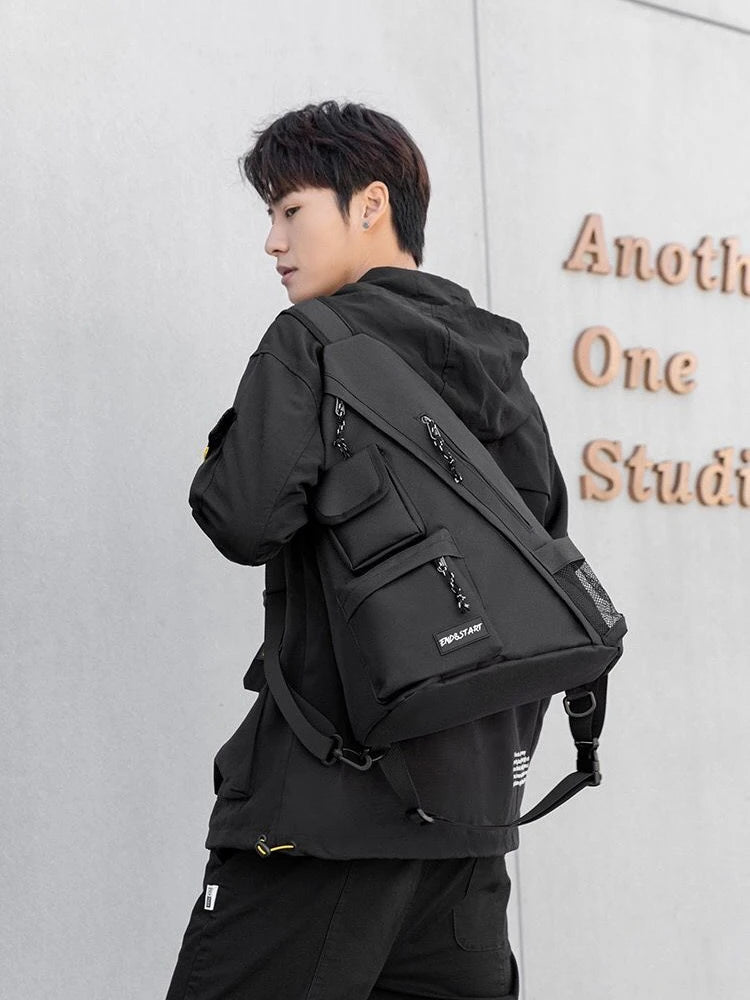 Foufurieux High Nylon Chest Pack Crossbody Bag