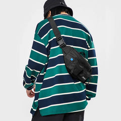 Foufurieux Japanese Messenger Bag Solid Backpack Shoulder Bags