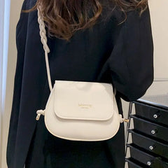 Foufurieux Leather Shoulder Bag Y2k Style