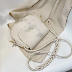 Foufurieux Leather Shoulder Bag Y2k Style