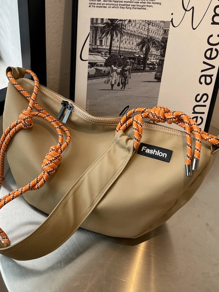Foufurieux PVC Men Chest Bag Waterproof Zipper Outdoor Minimalist Bag Harajuku