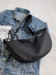 Foufurieux PVC Men Chest Bag Waterproof Zipper Outdoor Minimalist Bag Harajuku