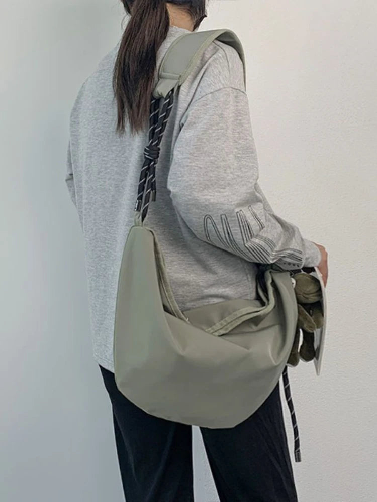 Foufurieux Men's Women's Shoulder Bag Leisure Student Bag