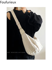 Foufurieux Messenger Bag Women's Autumn Winter Large-capacity Dumpling Bag