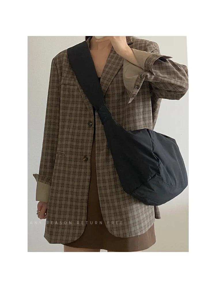 Foufurieux Messenger Bag Women's Autumn Winter Large-capacity Dumpling Bag