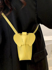 Elephant Shape Mini Crossbody Bag for Women