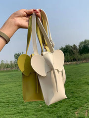 Elephant Shape Mini Crossbody Bag for Women