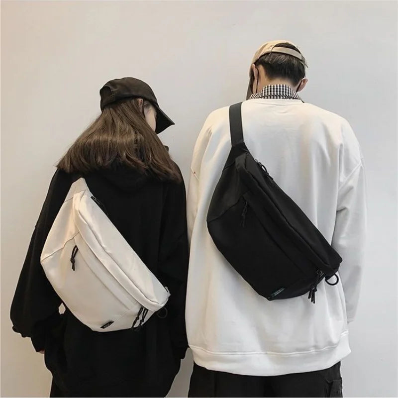 Foufurieux Multifunctional Oversized Fanny Pack Waterproof Oxford Chest Bag