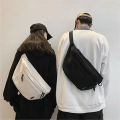Foufurieux Multifunctional Oversized Fanny Pack Waterproof Oxford Chest Bag