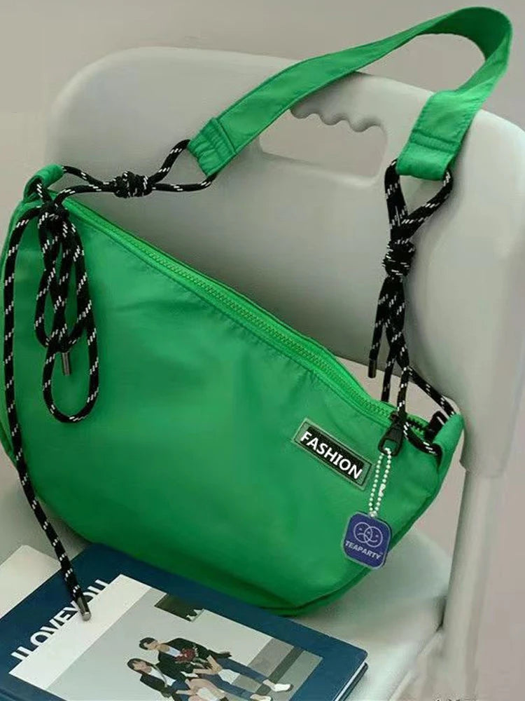 Waterproof Nylon Dumpling Bag Large-capacity Waist Bag Women