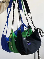 Waterproof Nylon Dumpling Bag Large-capacity Waist Bag Women