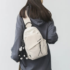 Foufurieux Nylon Canvas Small Bag Chest Bags Ins Light One Shoulder