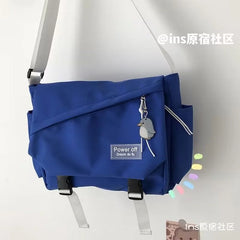 Foufurieux Panelled Shoulder Bag Women Crossbody Bag Nylon School Bag