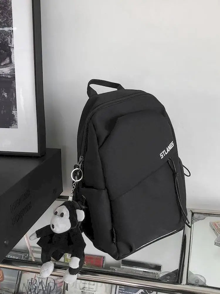Foufurieux Solid Women Rucksack Bag Backpack for Teenage Girls