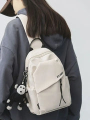 Foufurieux Solid Women Rucksack Bag Backpack for Teenage Girls