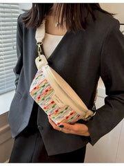 Foufurieux Women Summer High-end Messenger Chest Bag Y2k