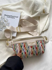 Foufurieux Women Summer High-end Messenger Chest Bag Y2k