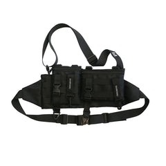 Foufurieux Woman Waist Packs Nylon Solid Mini Workwear One Shoulder Crossbody Ba