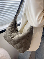 Quilted Handbags Lady Shoulder Bucket Crossbody