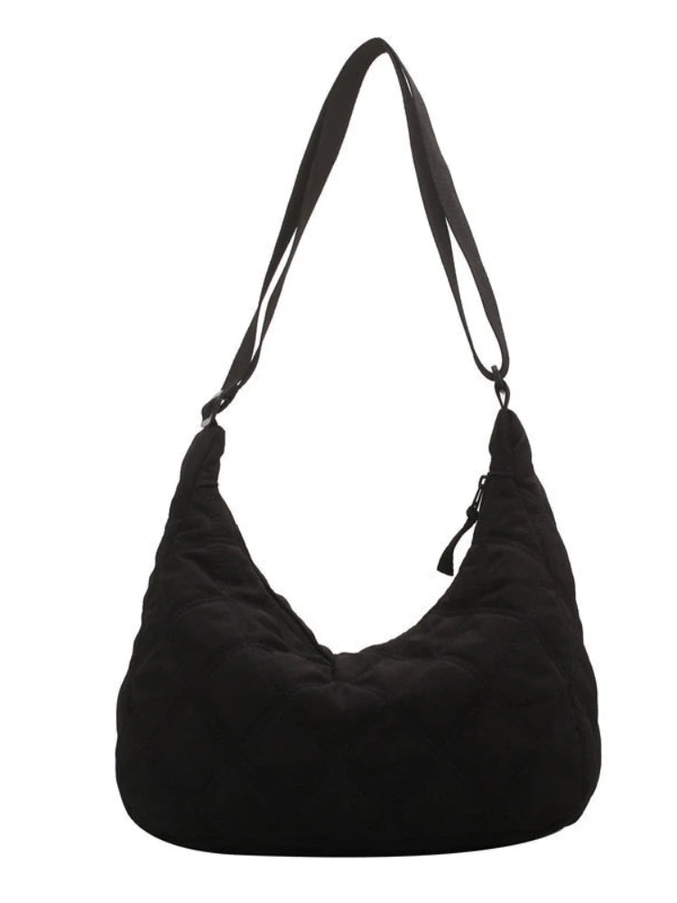 Quilted Handbags Lady Shoulder Bucket Crossbody