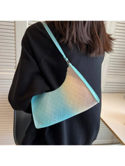 Foufurieux Women Canvas Bags Shoulder Tote Checkered Vintage Shopping Handbag