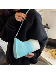 Foufurieux Women Canvas Bags Shoulder Tote Checkered Vintage Shopping Handbag